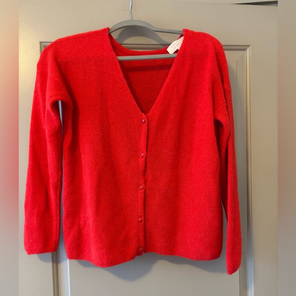 Red Sezane Barry Sweater